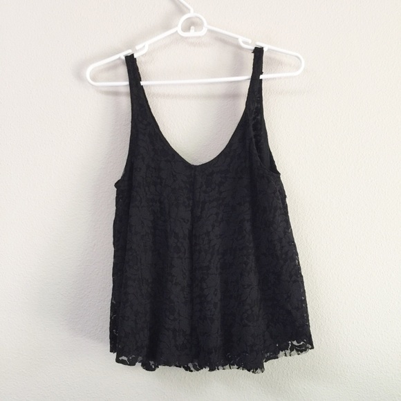 Women’s American Eagle Lace Flowy Tank With Liner - Picture 4 of 8